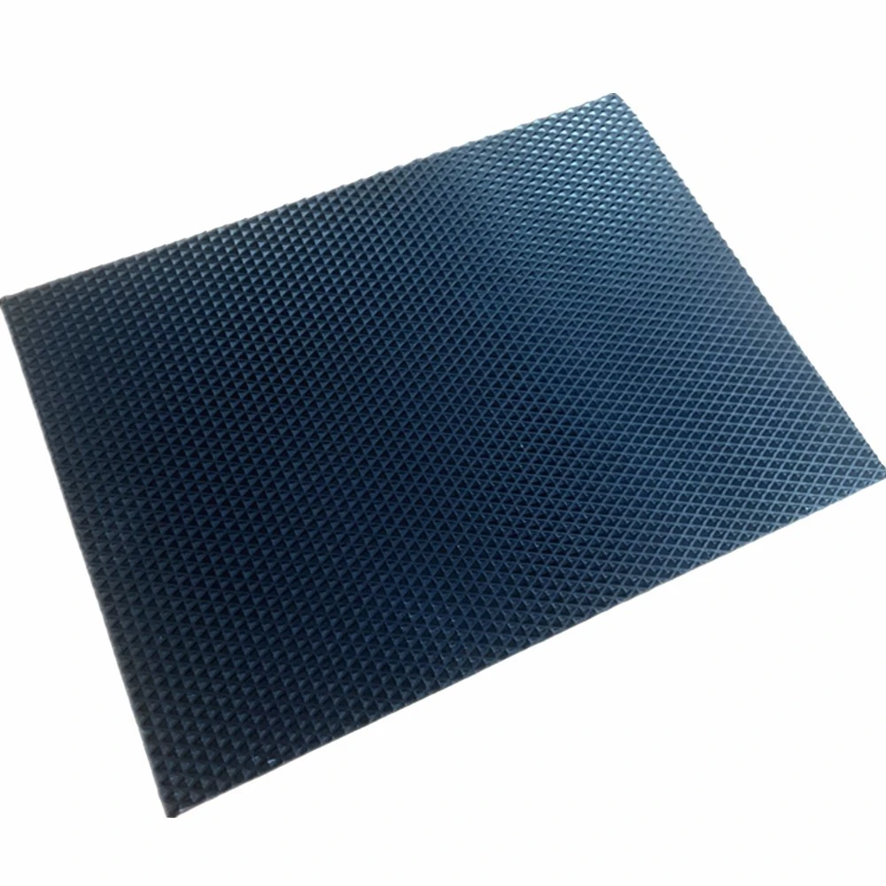 Anti Slip Black Diamond Pattern Rubber Sheet Rolls Garage Floor Tiles Rubber Flooring Mat for Indoor Workshop