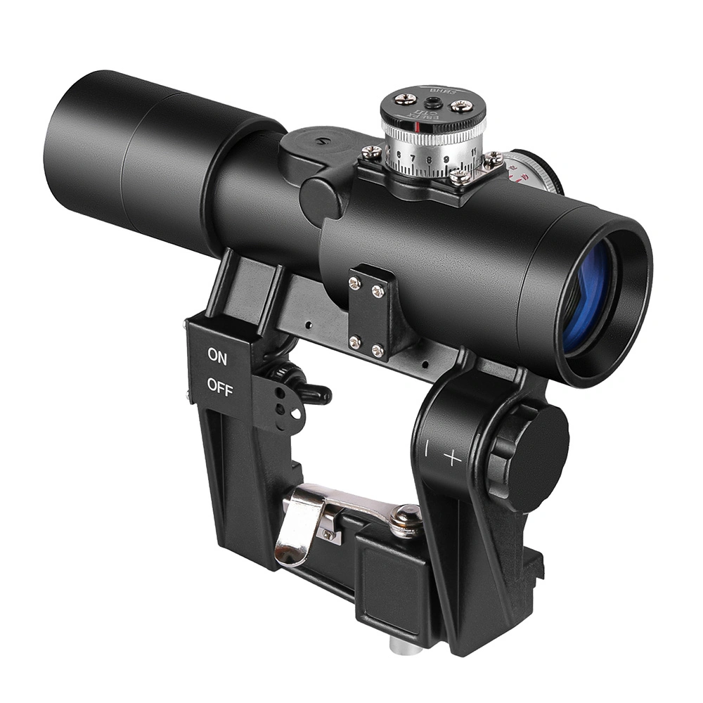 Spina optique 1x30 Compact Red Dot Sight Scopestactical chasse Portée optique de mettre en place du style à montage latéral