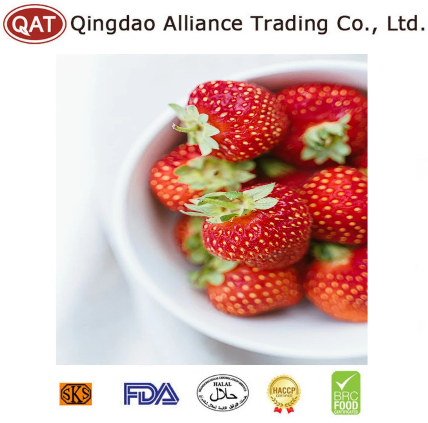 Non GMO Top Quality Frozen Strawberry Whole From Origin with Brc Certificate