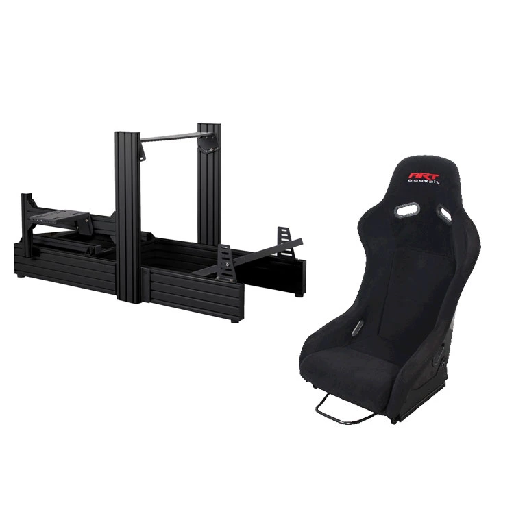 Profilé en aluminium 40160 Support de siège pour volant de jeu Logitech Cockpit Simulator