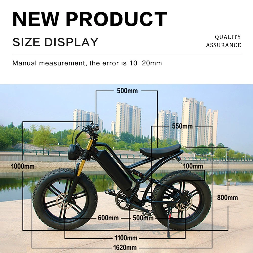500/750W Pneu de graisse haute puissance 48V pleine d'Amortisseur de vélo de montagne électrique vélo électrique