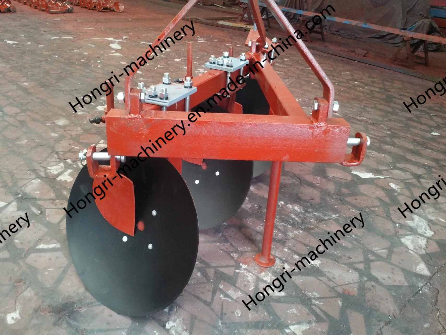 Hongri Traktor Montiert 3 Scheiben Light Disc Plough Power Tiller