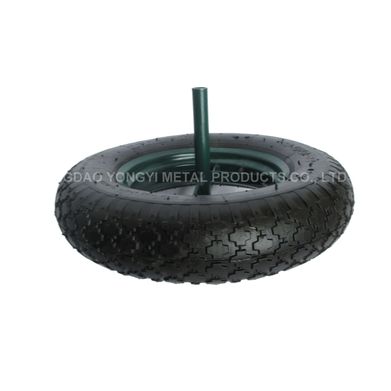 13-Inch 4.10/3.50-6 Tubeless Pneumatic Rubber Wheel Wheelbarrow Wheels