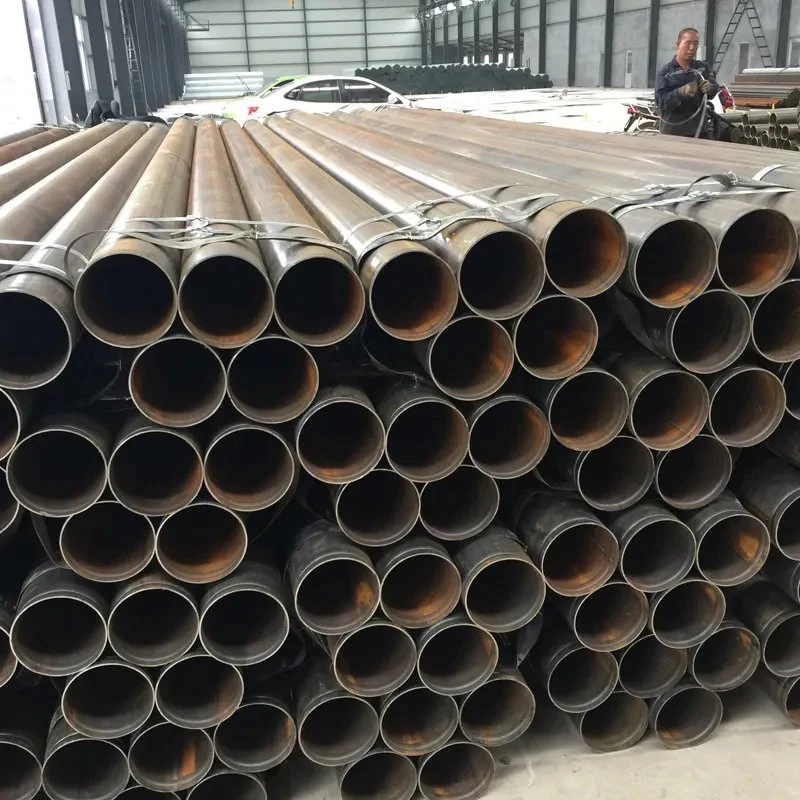Black Painted Boiler/Non-Oiled Welding Carbon Steel Spiral Welded Pipe