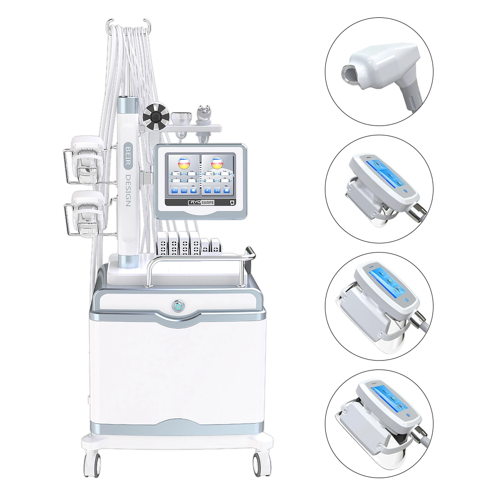 La fréquence radio de la peau du corps soins amincissants refroidir la machine de traitement laser Tech Cryolipolisis Lipo RF Beauté vide Tableau de la perte de poids périphérique SPA ctl69