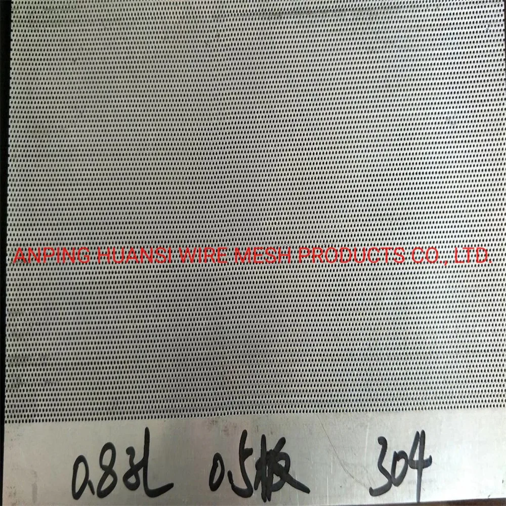 Stainless Steel/Aluminum/Galvanized Perforated Metal Mesh for Loudspeaker Box