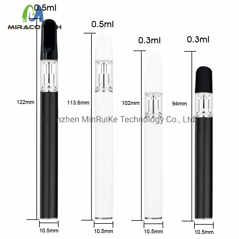 Original Mjt 5s C11c Disposable/Chargeable Vape Pen Empty E Cigarette Kit for Oil 280mAh Rechargeable Battery 0.3ml 0.5ml Glass Carts Cartridge