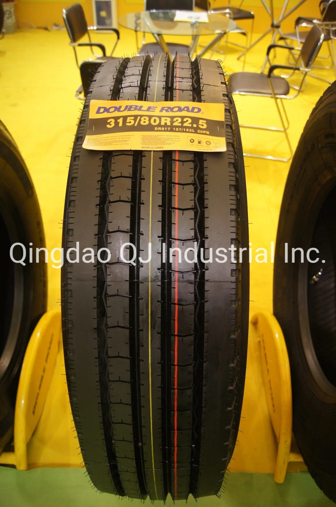 A dupla marca Estrela todos os pneus de camiões radial de aço (315/80R22.5)