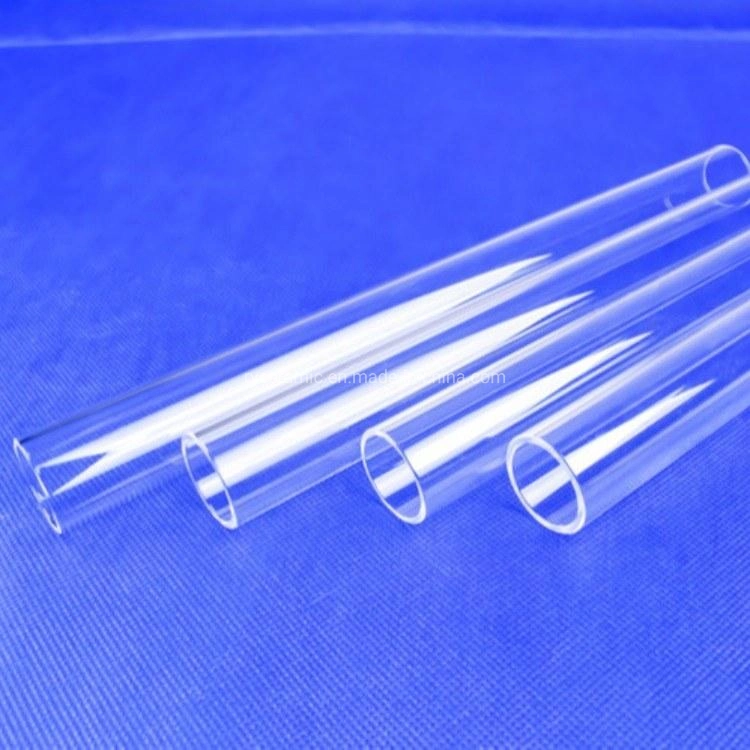 China Supplies Quartz Glass Cylinder Fused Silica Transparent Quartz Tubes