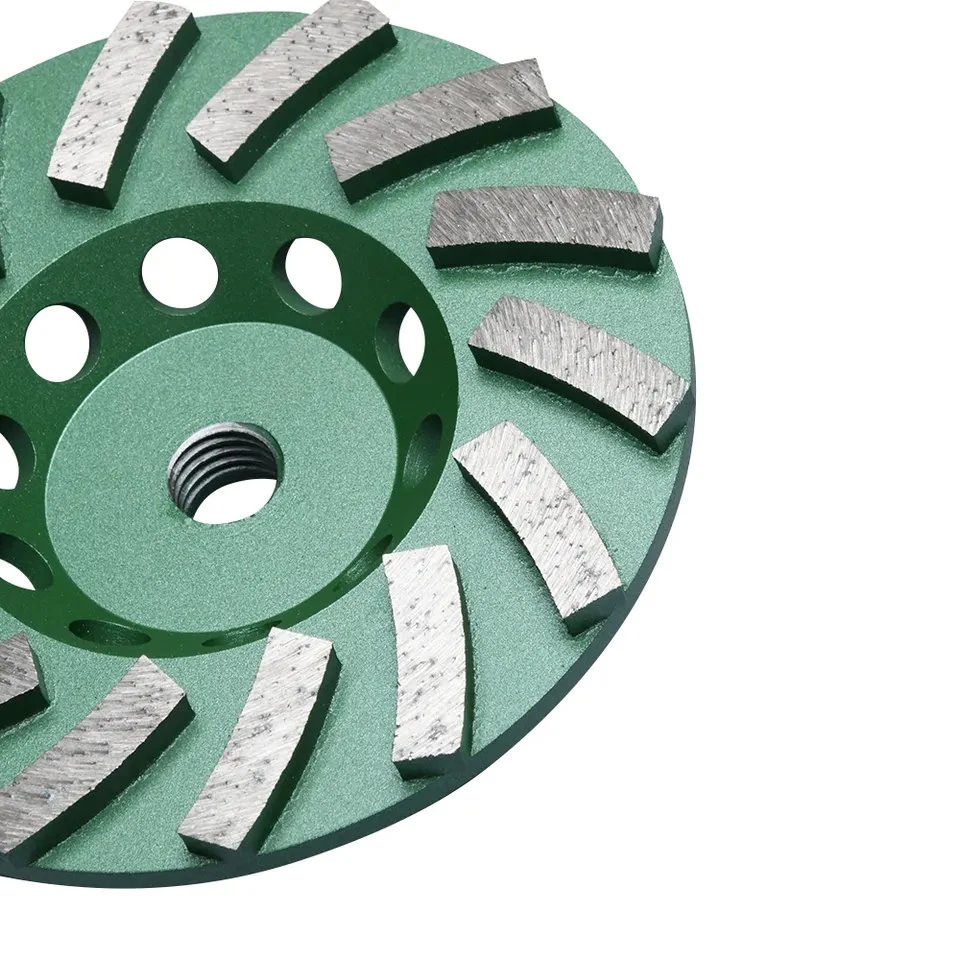 115mm Turbine Diamond Grinding Wheel 22.23mm Inner Hole Diamond Grinding Wheel for Concrete