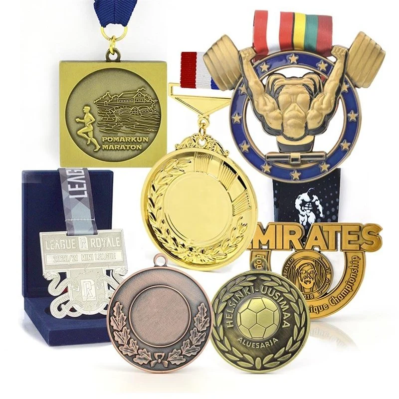 Original Factory Jianxin Wholesale/Supplier Custom Souvenir Running World Table Tennis Championships Karate Asian Crown Pure Copper Metal Metalgoldmedalrectangle