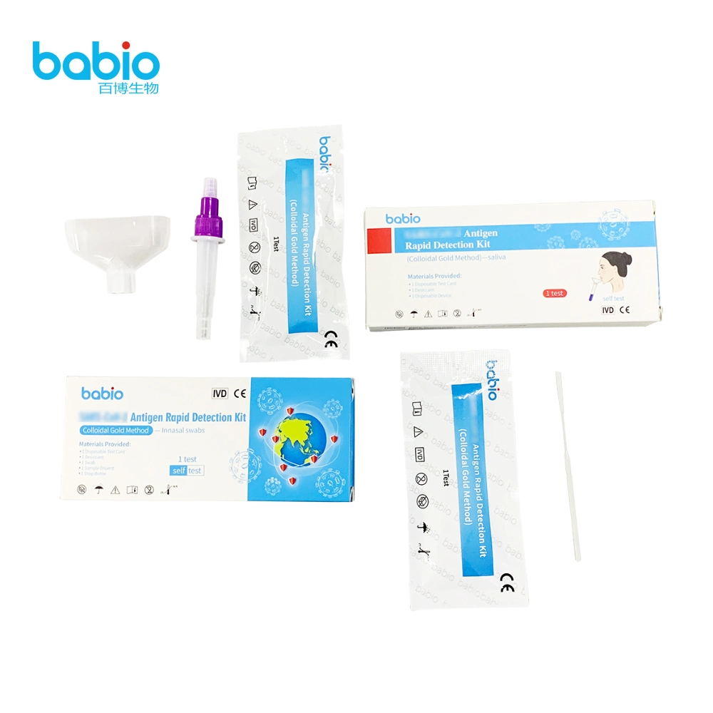 Disposable Rapid Medical Antigen Saliva Test for 25 Person with CE Certificate