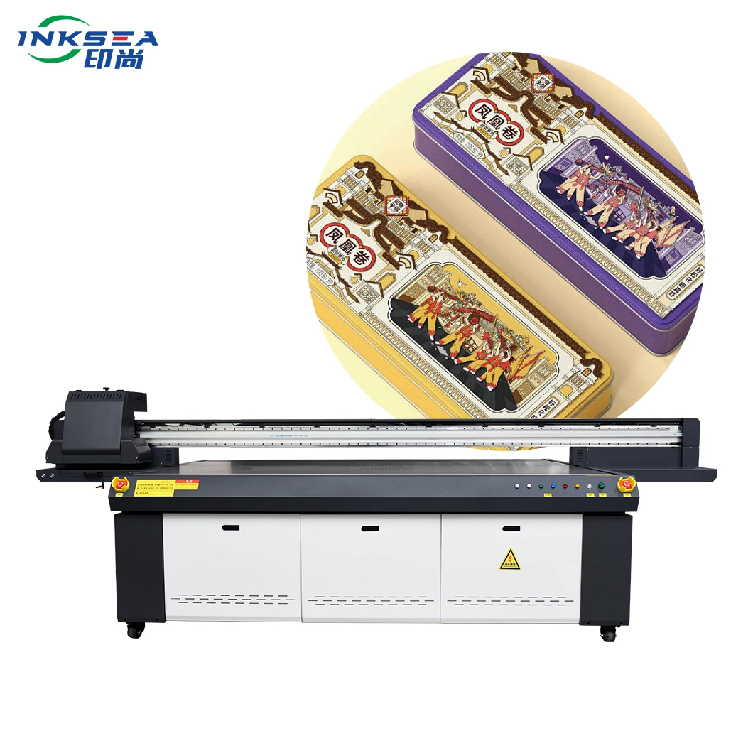 2513 Large UV Industrial Printer with Ricoh G5/G6 Head Cmyk+Wv Color for Sheet Metal Shell Plastic Ceramic Glass Exports to Many Countries UV Flatbed Printers