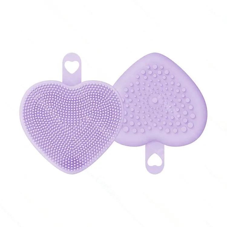 2 in 1multifunctional Heart-Shaped Facial Cleaning Brush Blackhead Cleaning Tool