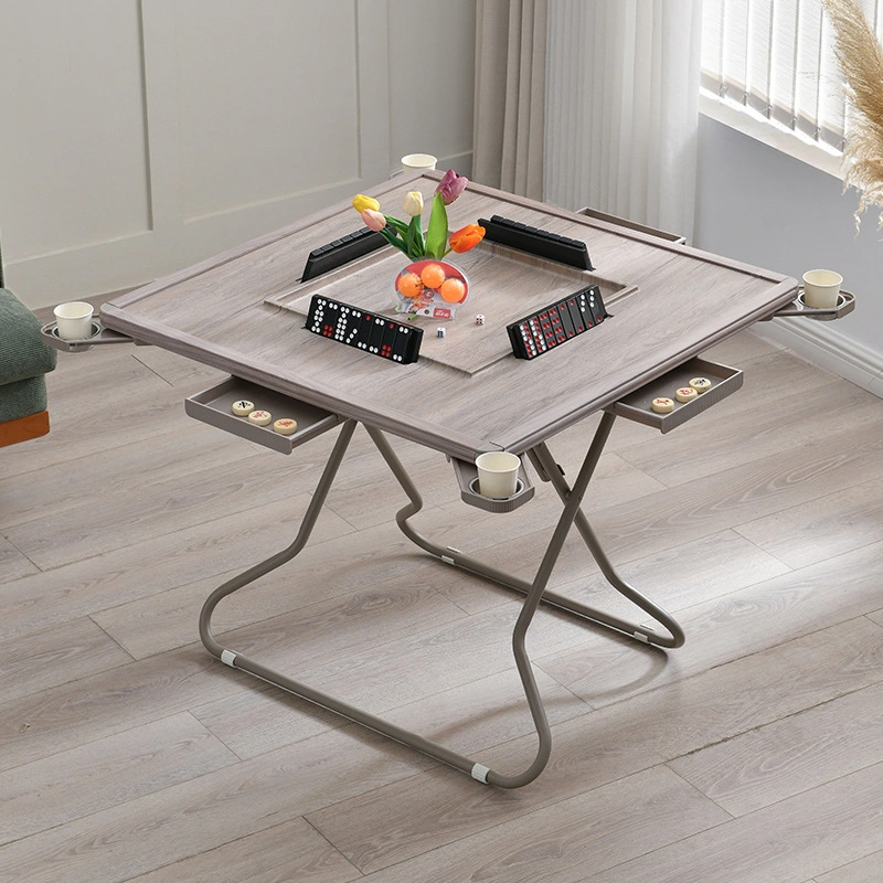 Indoor and Outdoor Multi-Function Folding Domino Table for 4 Players