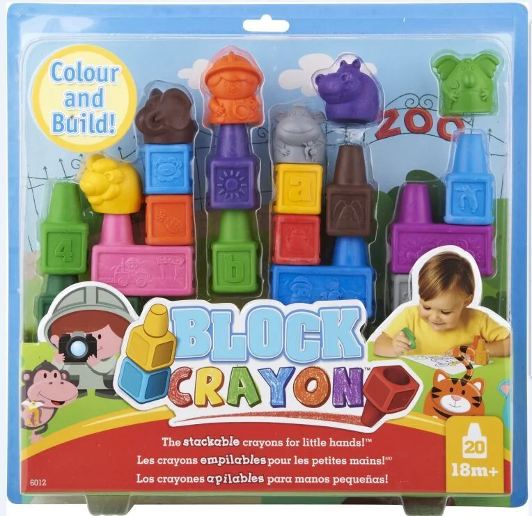 3D Wax Crayon Case for Children/Kids/Baby Drawing