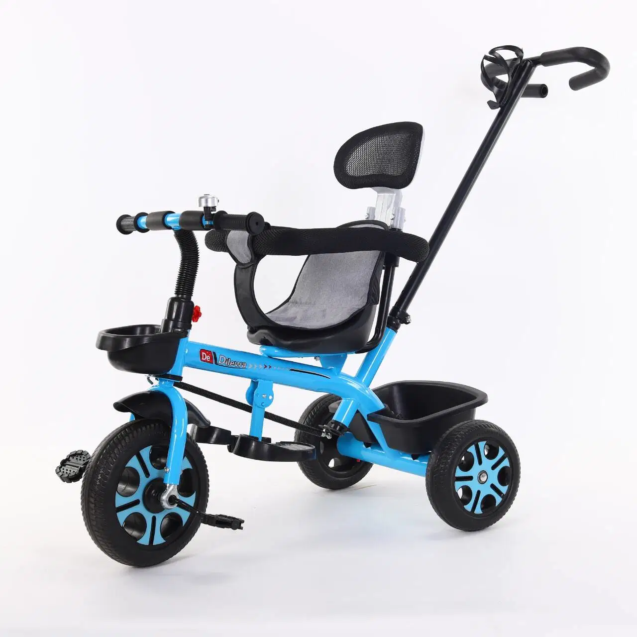 Factory Wholesale/Supplier 3 Wheels Pedal Children Tricycle Children Hand Push Tricycle Baby Walker Tricycles