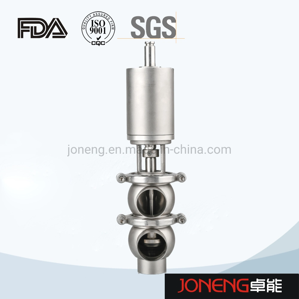 Food Grade Stainless Steel L Type Manual Stop Single Seat Valve