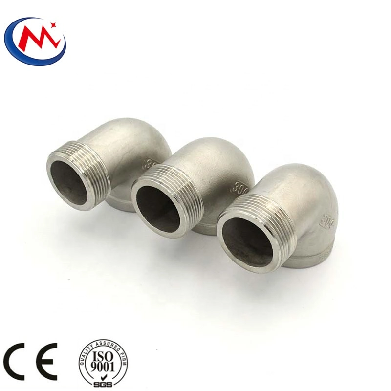 Manufacturer 90 Degree Female Thread Screwed Street Elbow Stainless Steel Pipe Fitting