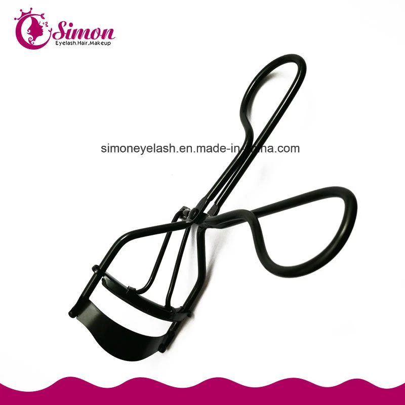 OEM Private Logo Matte Black Metal Makeup Cosmetic Eyelash Curler