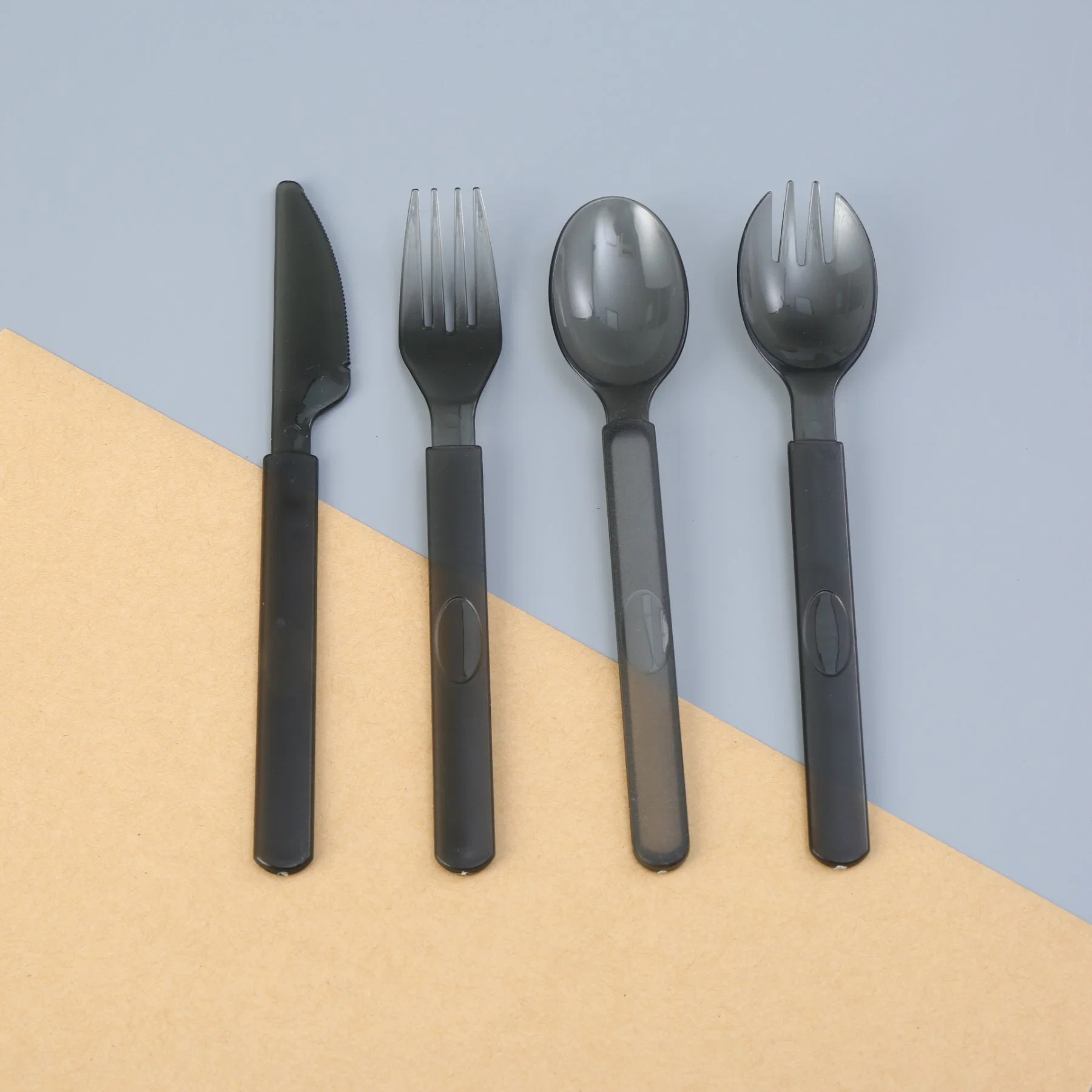 Plastic Disposable Eco-Friendly Tableware Knife Fork Spoon (YC-502)