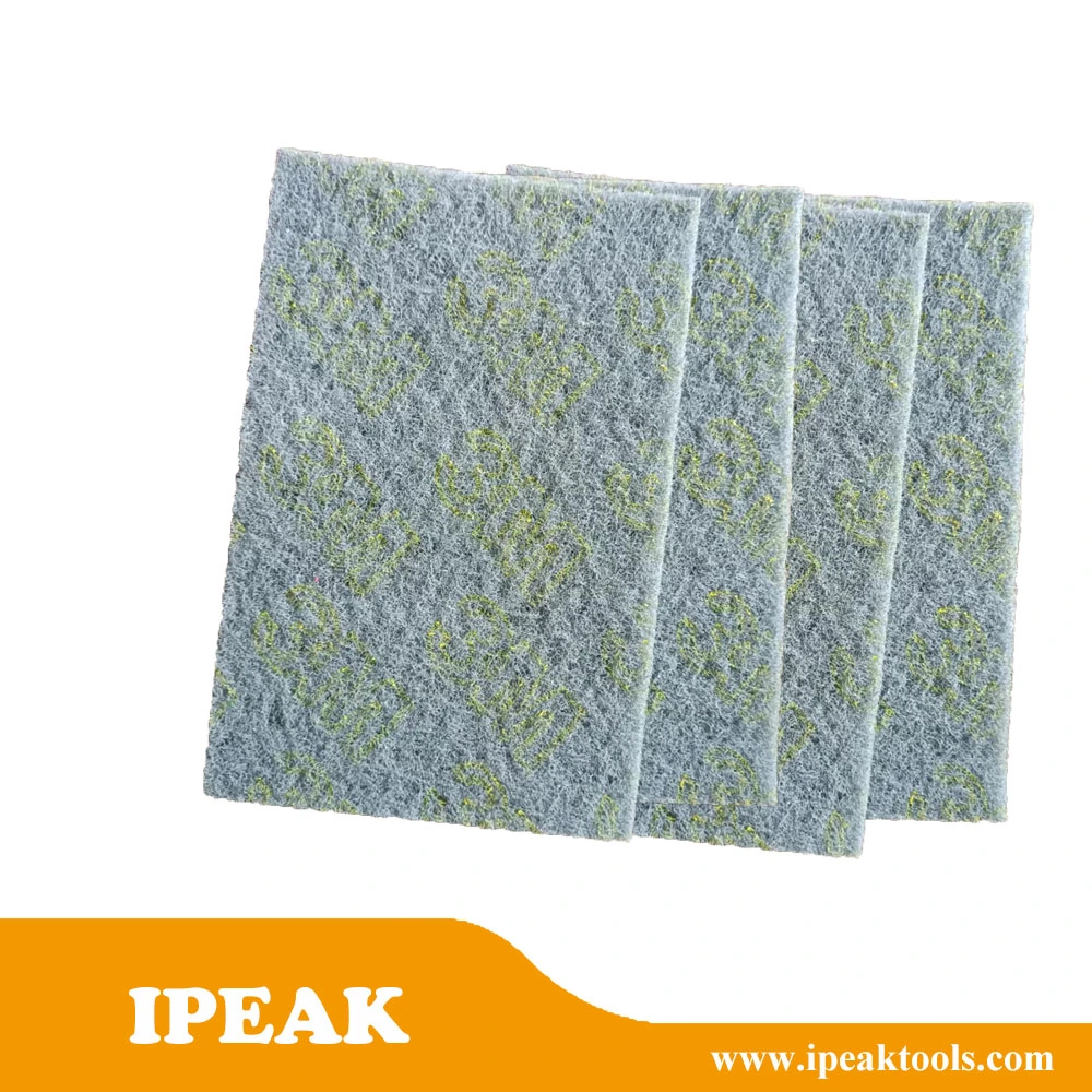 Scouring Pad 9X6 Inch Hook and Loop Cleaning Surface of Metal and Prepaint