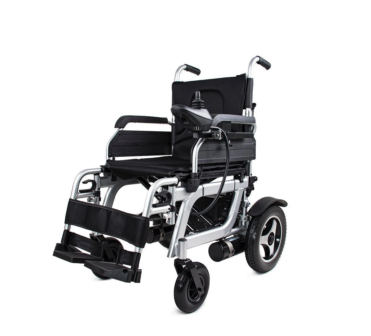 Electric Power Wheelchair Lightweight Foldable Medical Rollator Aluminum Alloy Travel Scooter Portable Wheelchair