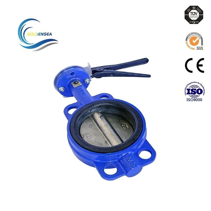 Pn16 Standard Cast Steel Wafer EPDM Control Butterfly Valve Pn16