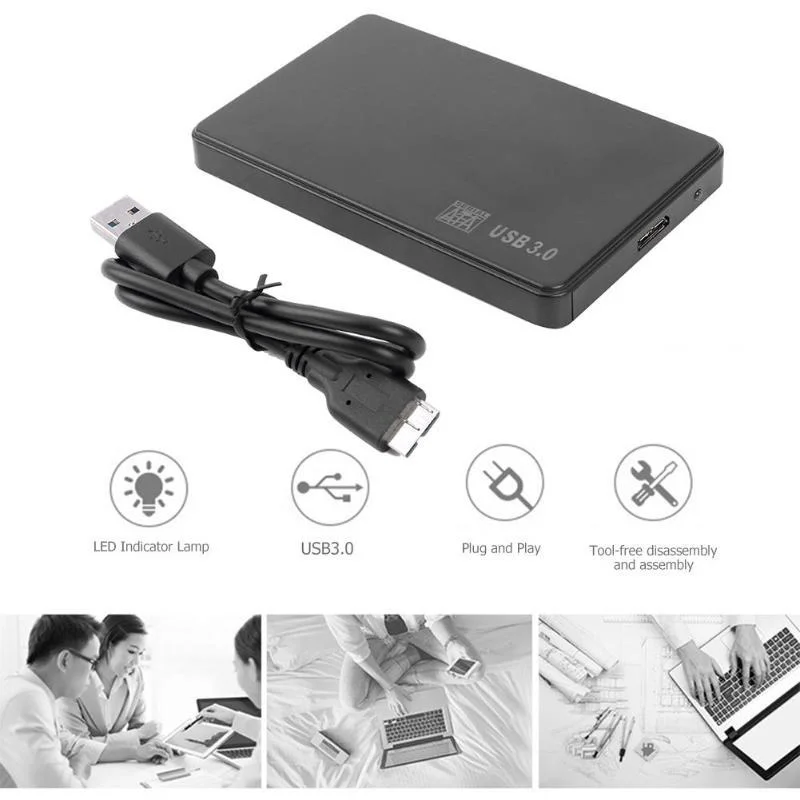 PC Mac Laptop Desktop Portable Hard Drive USB 3.0 External Hard Disk Drive HDD