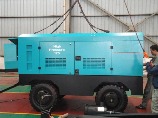 Factory Cheap Price Portable Diesel Engine Piston Mining Air Compressor