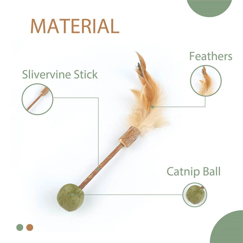 Interactive Feather Balance Swing Cat Catnip Pet Toy