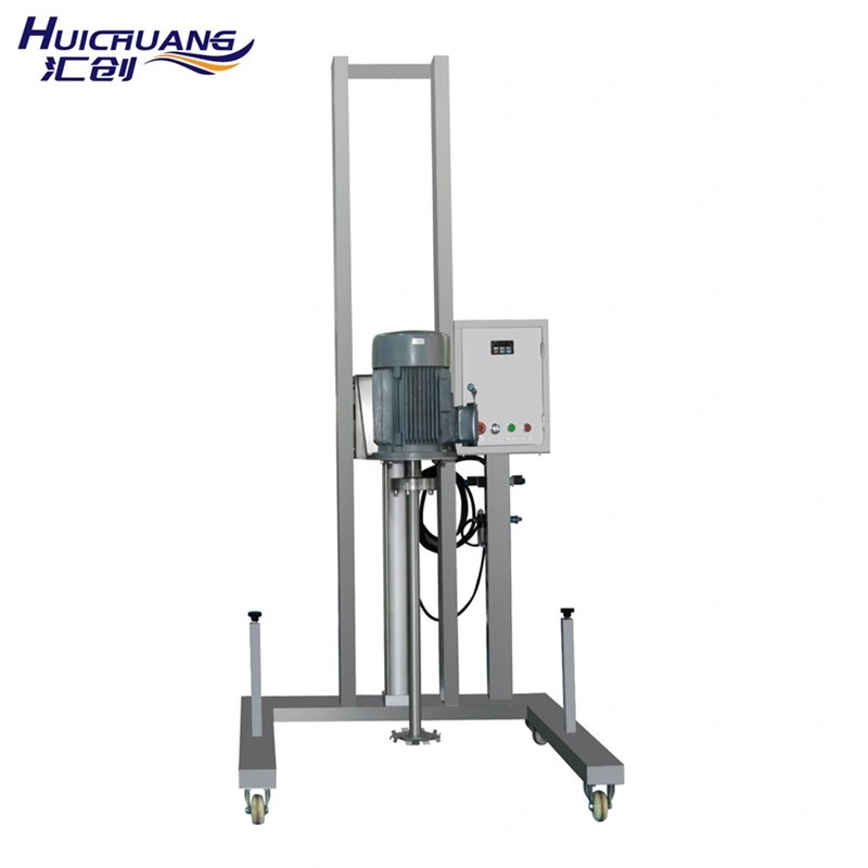 Pharmaceutical Pneumatic Lifting High Shear Innovative Homogenizer Mixer Equipment