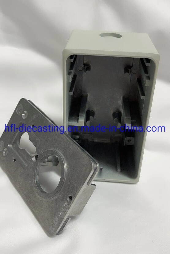 CNC Machined Aluminum Alloy Die Casting Mould Aluminum Die Casting Lock Bottom and Cover