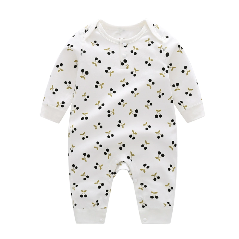 Baby Boys&prime; Romper Newborn Clothing Boutique Baby Organic Cotton Suit Garment