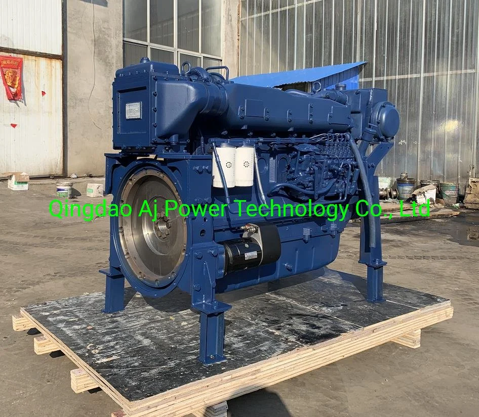 Niedriger Kraftstoffverbrauch Weichai 350HP Marine Engine Wp12 Boot Diesel Motor