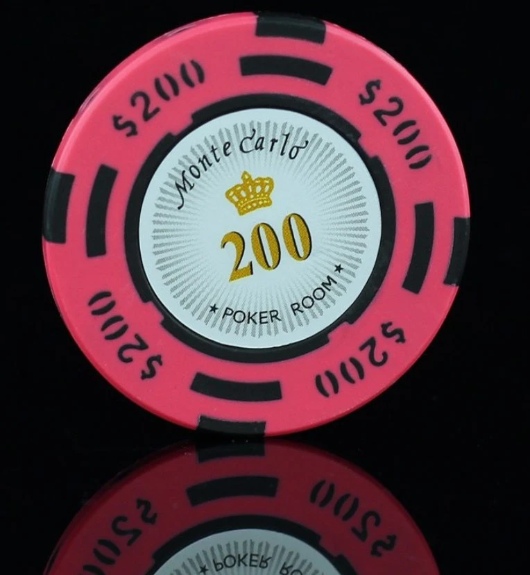 Custom 14G 500 1000 Black Jack Fried Jeu de Casino Mahjong Gamble Poker Chip d'argile de métal