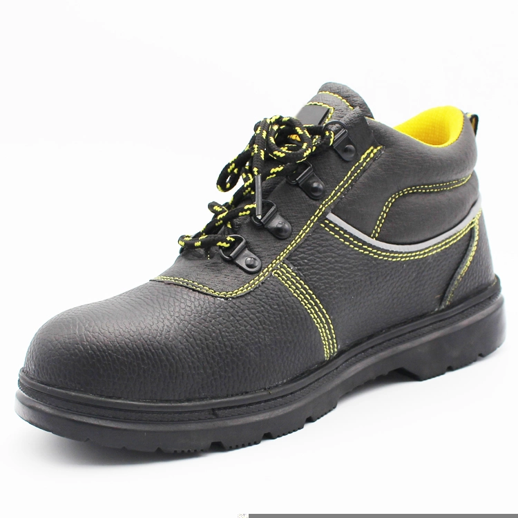 Steel Head Insulation Protective Anti-Static Genuine Leather Working Shoes