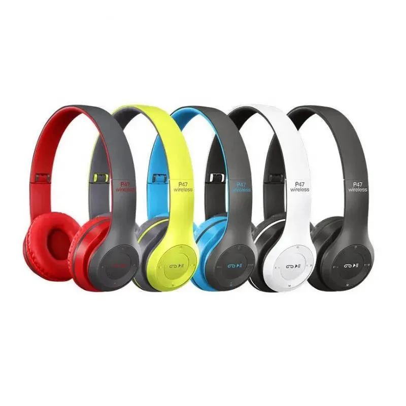 2023 New Headphones with Wireless Control and Mic Earphones Gaming Headphones