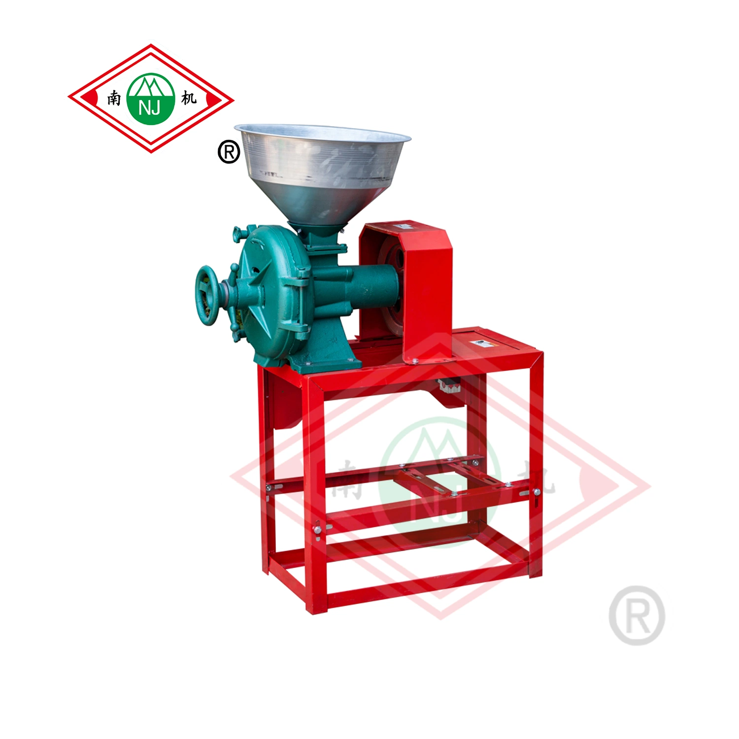 Mini Grain Grinding Corn Flour Mill Machine Stone Disc Pulverizer Wet Grinder Chili Spice Powder Making Machinery