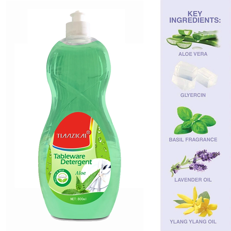 0.5~5L para vajillas detergente de lavado de alta calidad de los hogares con fragancia Original Detergente líquido lavaplatos empaquetado granel