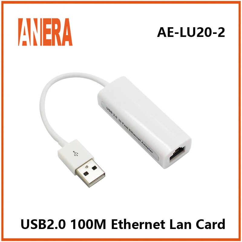 El adaptador Ethernet USB 2.0 a la tarjeta de red RJ45 Tarjeta LAN