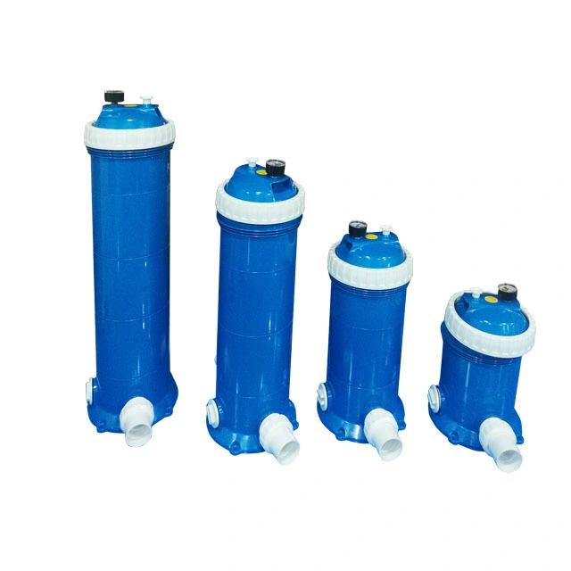 Wholesale Filtration Blue End Cap White Material Swimming Pool Filter Cartridge