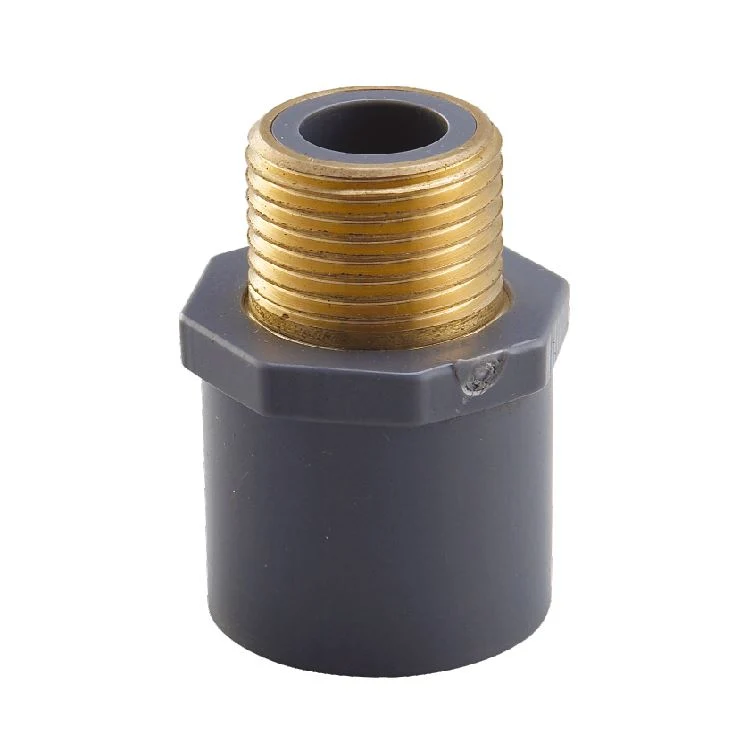 Era NSF UPVC Sch80 Pipe Fitting Male Adaptor with Brass with ASTM D2467 for Upc