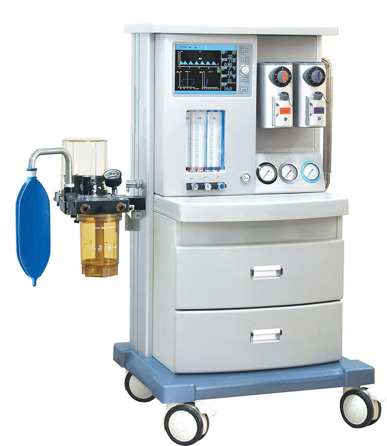 OEM Medical Anestesia Machine Hospital 2 Vaporizer Anesthesia Machine for ICU Hospital Bed