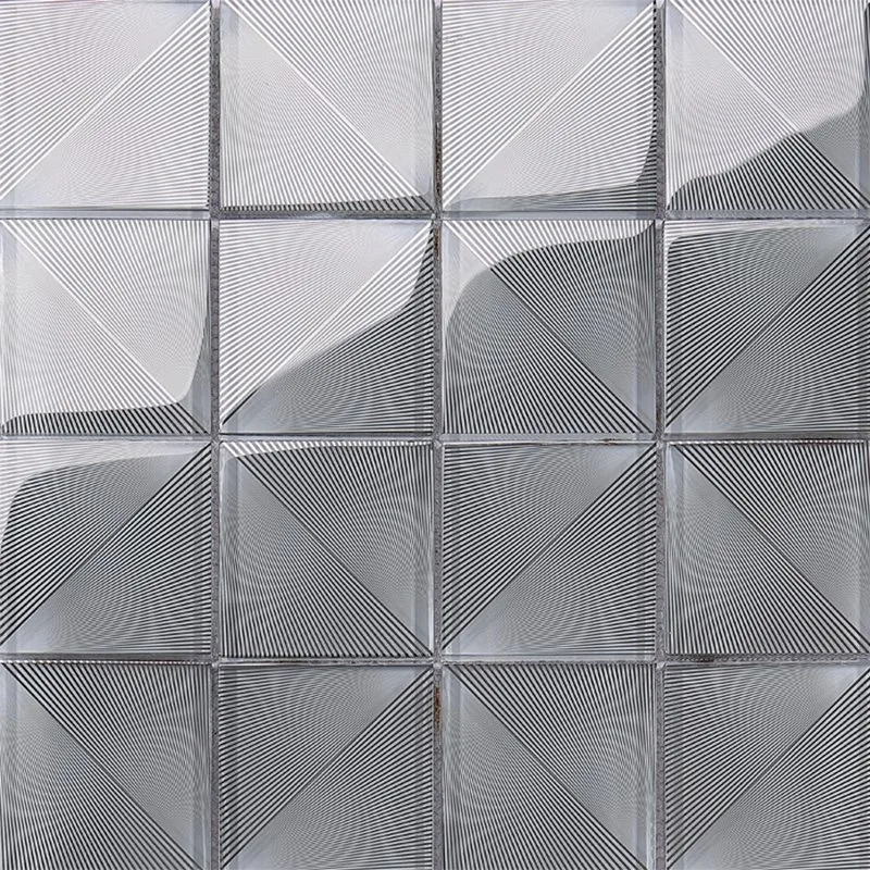 Foshan Color Century Kitchen Backsplash Tile Wall Mirror Bathroom Glass Mosaic Tiles