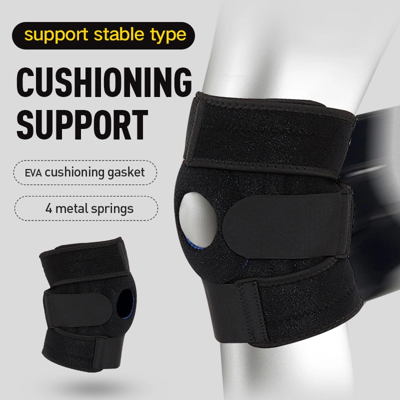 Elastic Spring Support Pressure Cycling Knee Pads Sport and Fitness Bl15473