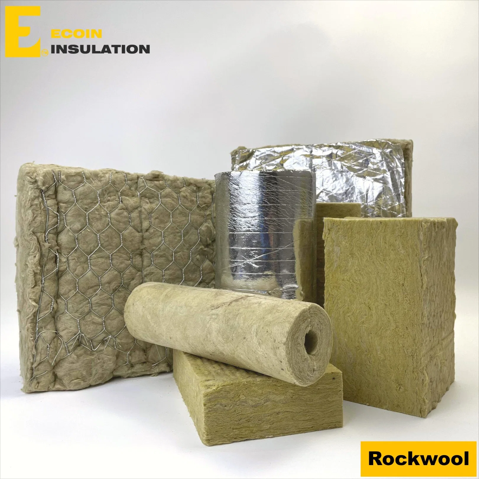 Materiais de construção placa de isolamento certificado CE Basalt/mineral/Stone/Rock Wool/Rockwool Preço de rolo