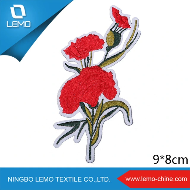 DIY Flower Design Iron on Embroidery Patch for Garment Decoration
