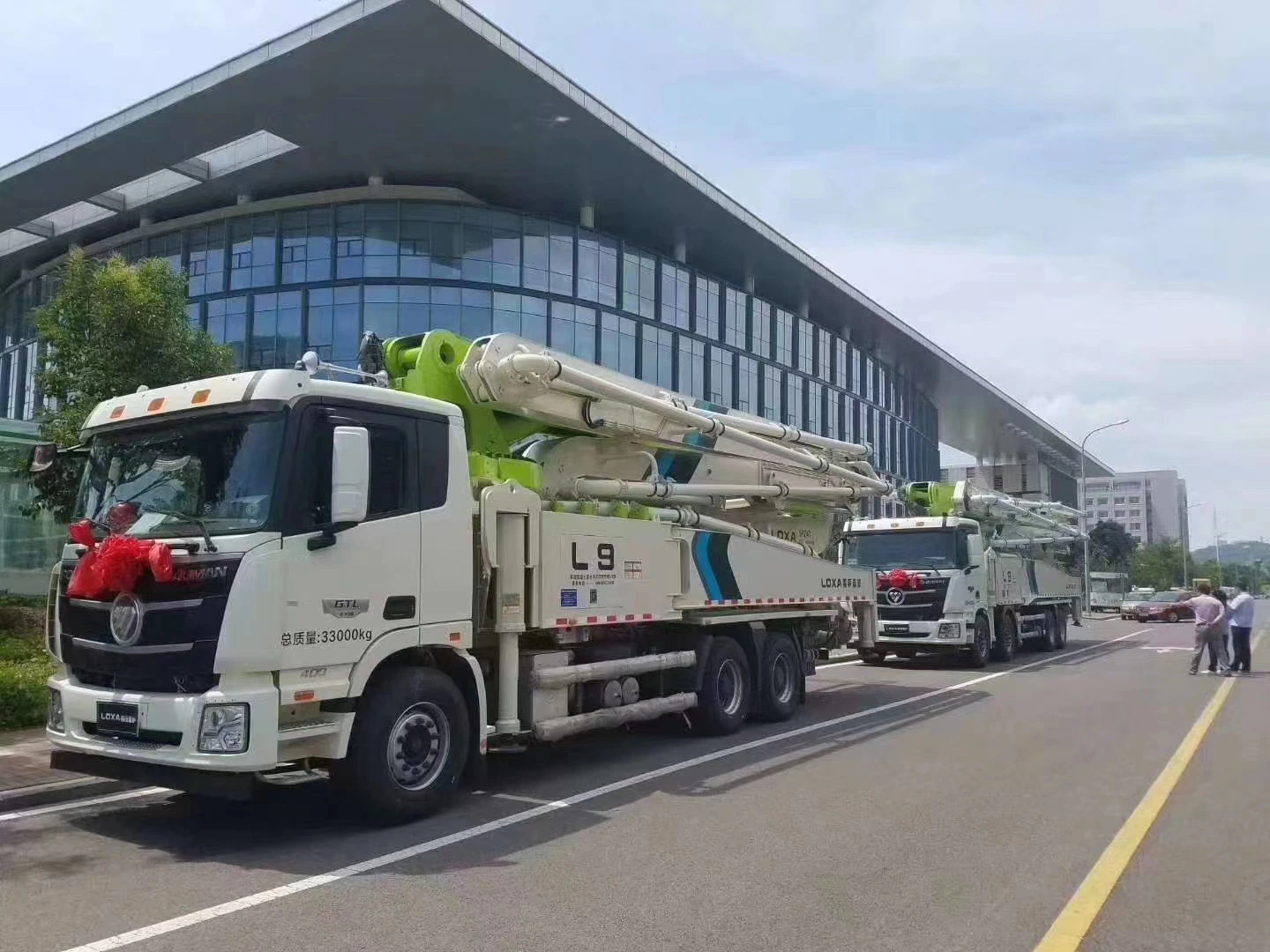 La Chine Nouvelle ligne de béton montés sur camion pour la vente de la pompe