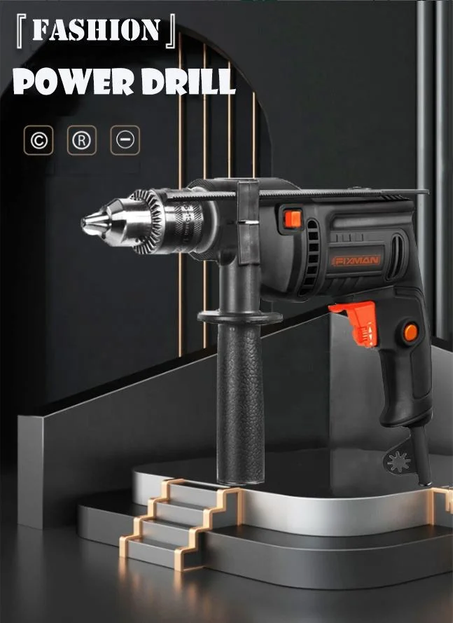 Fixman Wholesale/Supplier Price 500W Durable Electric Impact Drill Tools Concrete Hammer Drills